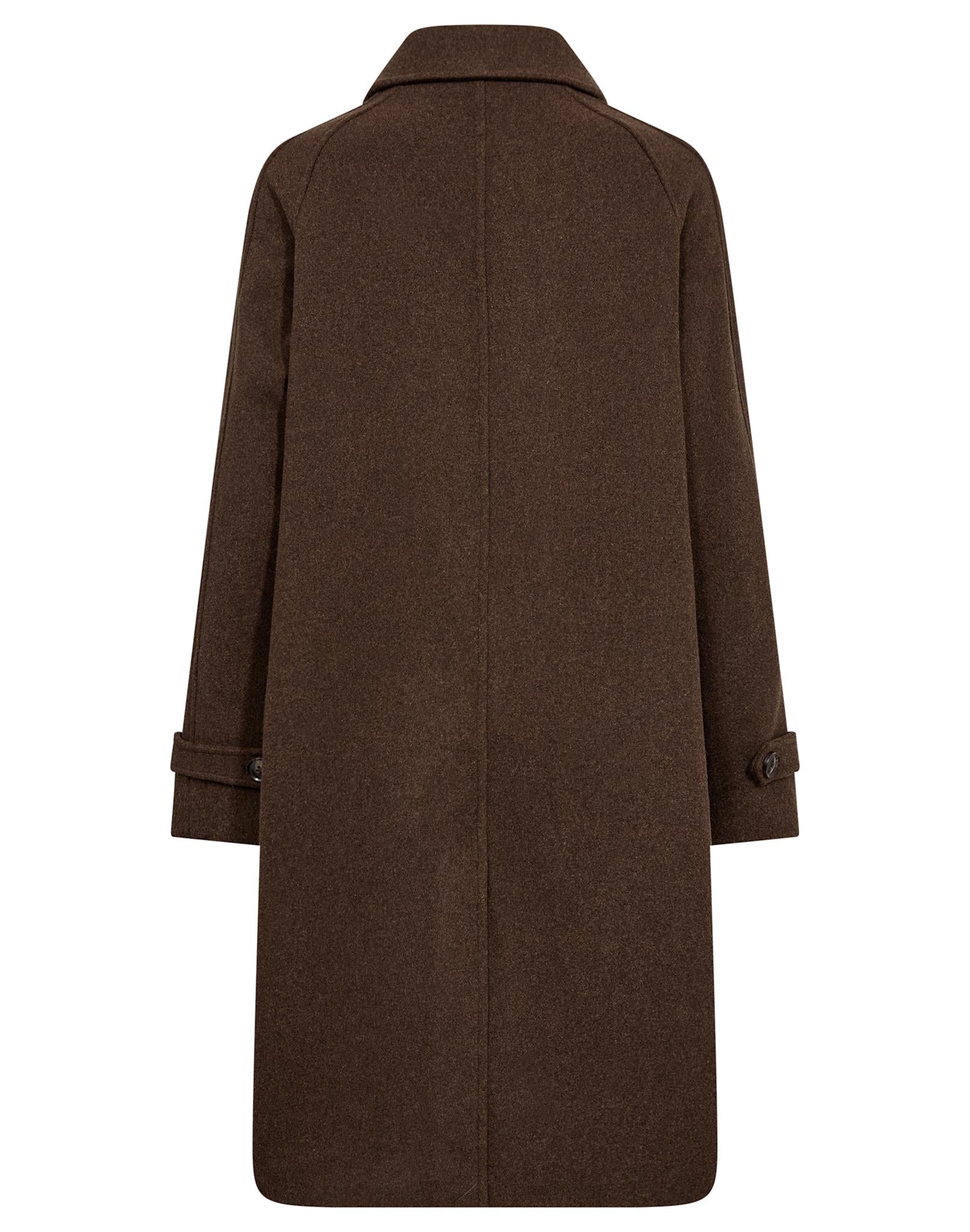 BS Ylva Regular Fit Coat - Brown