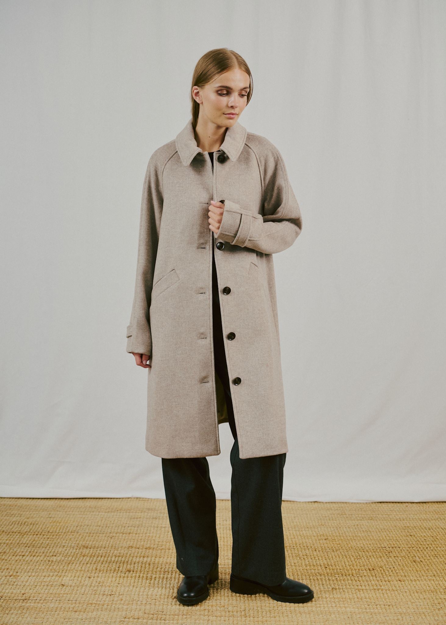 BS Ylva Regular Fit Coat - Sand