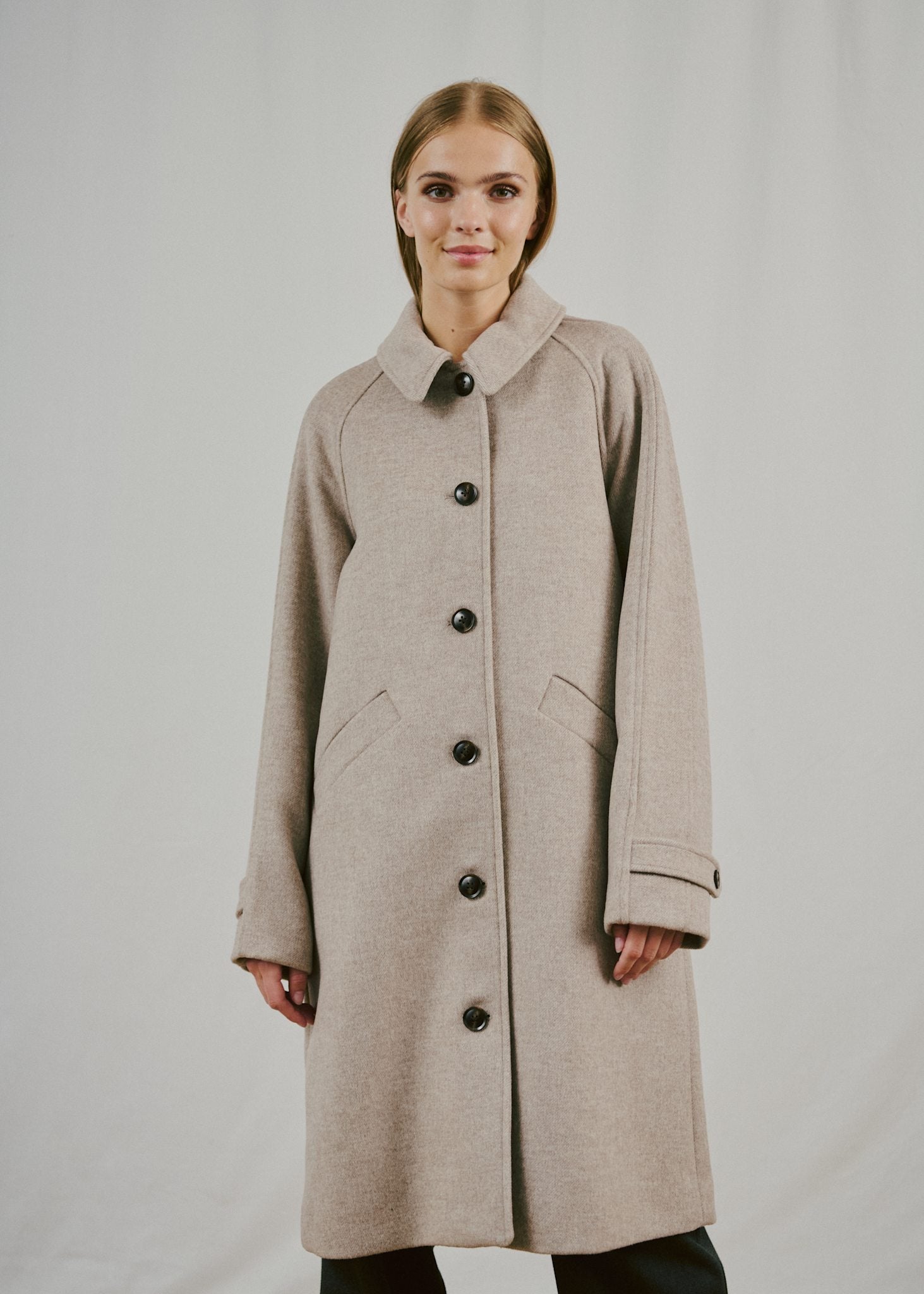 BS Ylva Regular Fit Coat - Sand