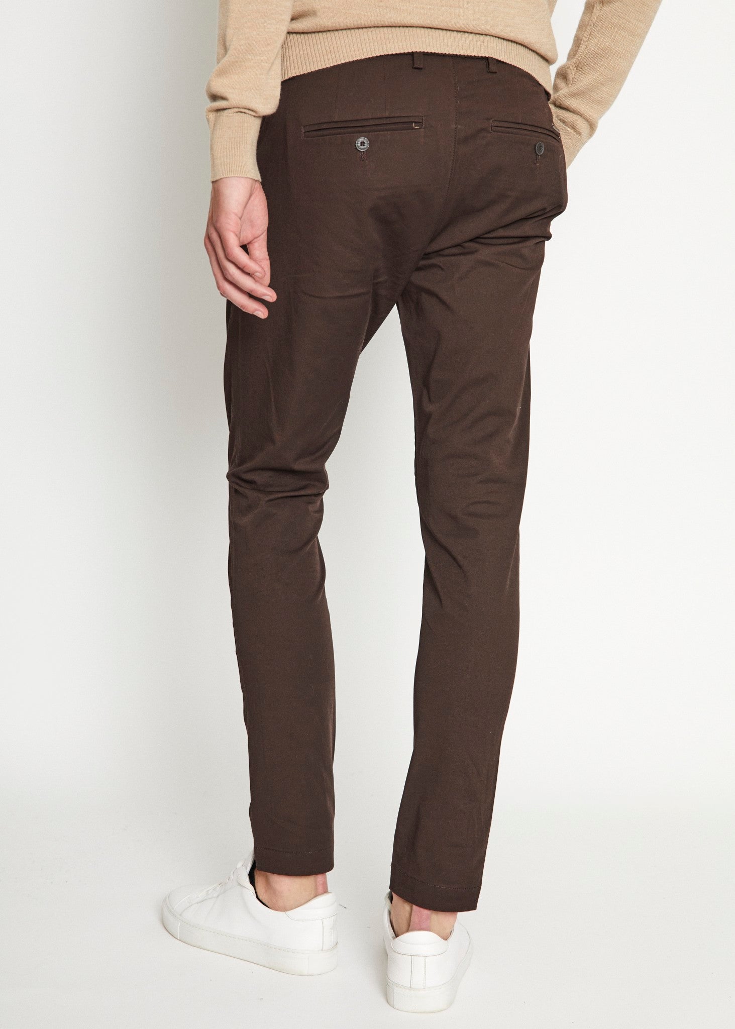 BS Anton slim fit chinos - Brown