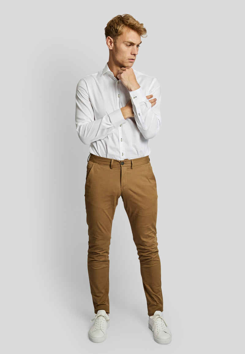 BS Anton slim fit chinos - Sand