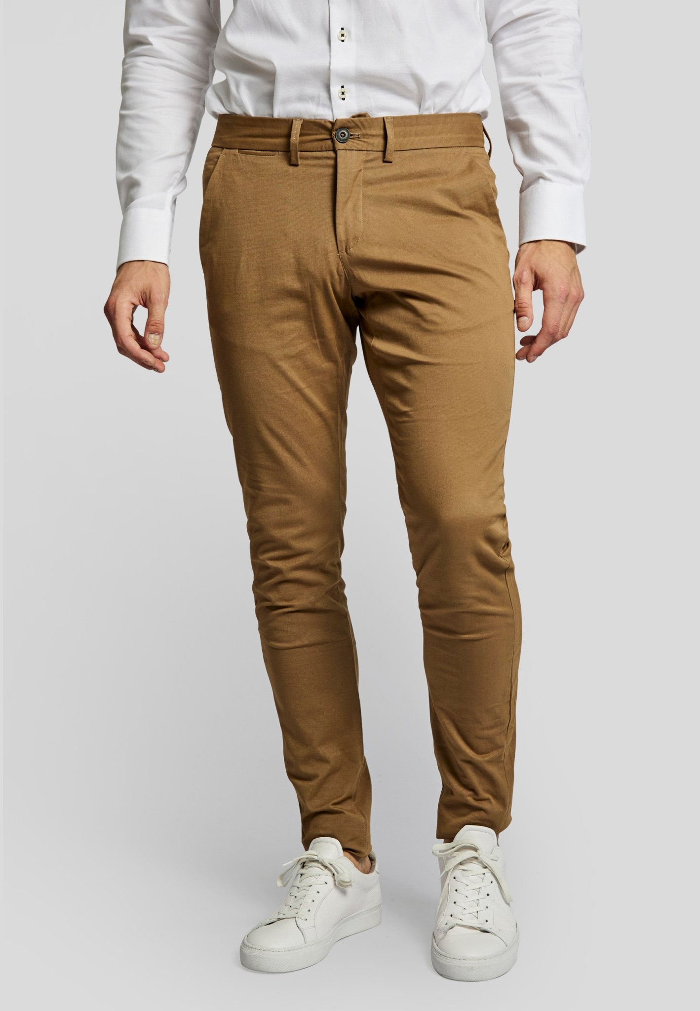 BS Anton slim fit chinos - Sand
