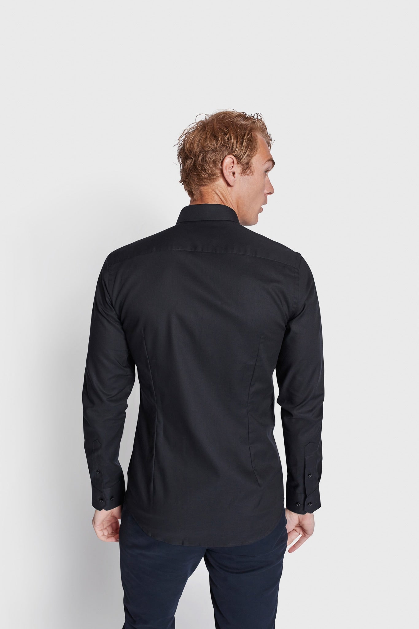 BS Donatello Super Slim Fit Shirt - Black