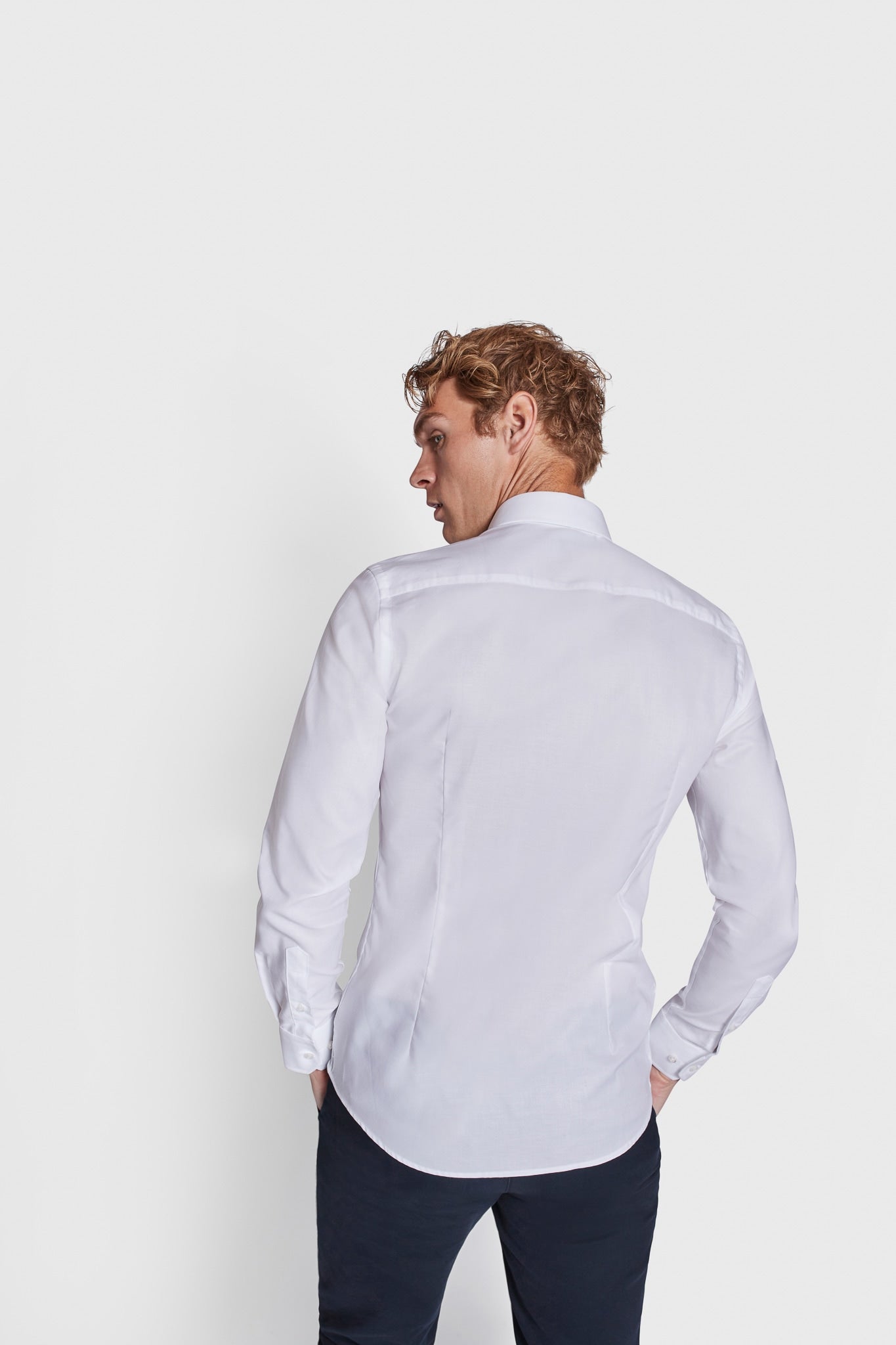 BS Donatello Super Slim Fit Shirt - White