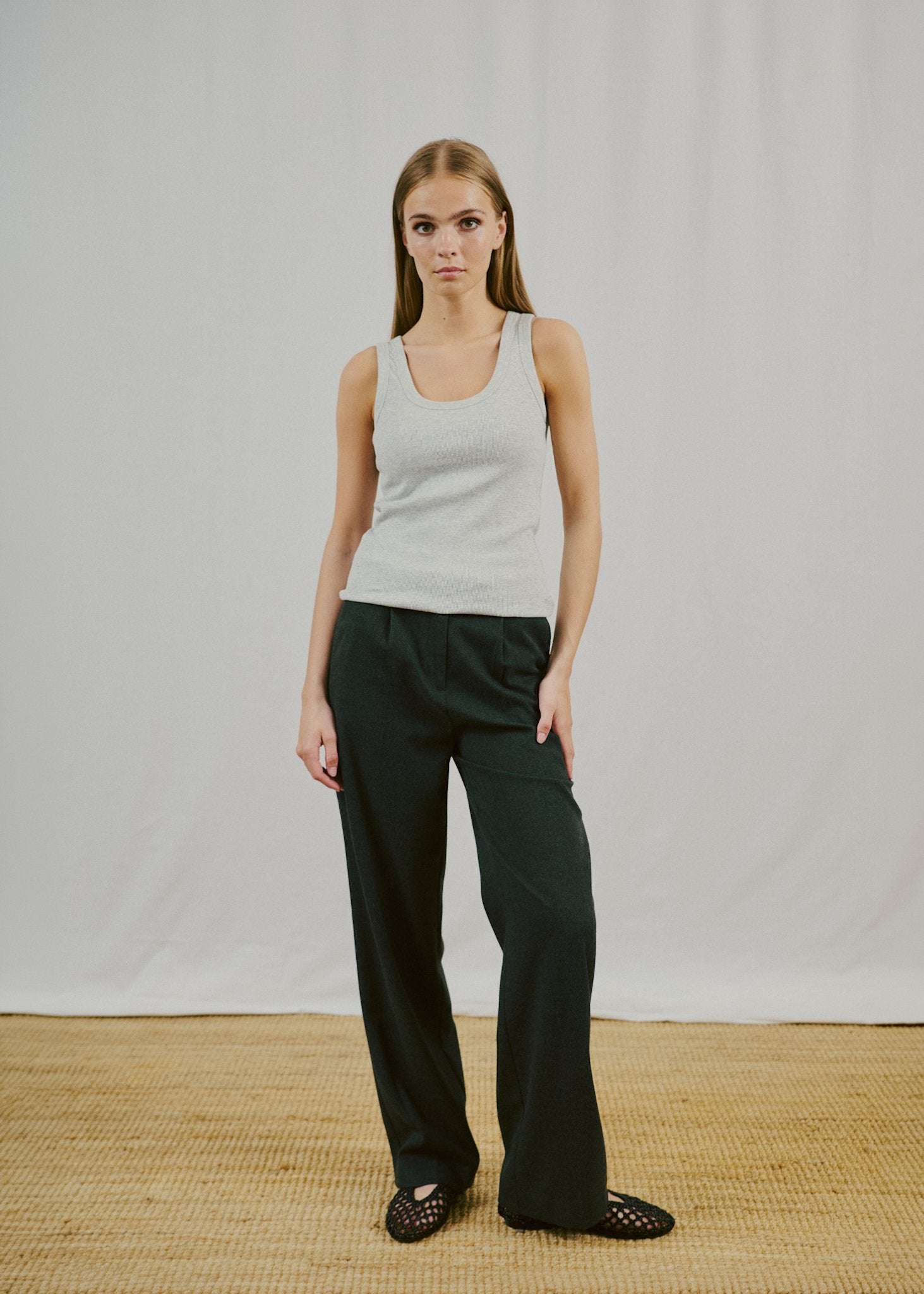 BS Charlotte Regular Fit Top - Light Grey