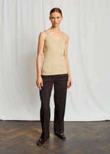 BS Charlotte Regular Fit Top - Sand