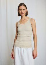 BS Charlotte Regular Fit Top - Sand
