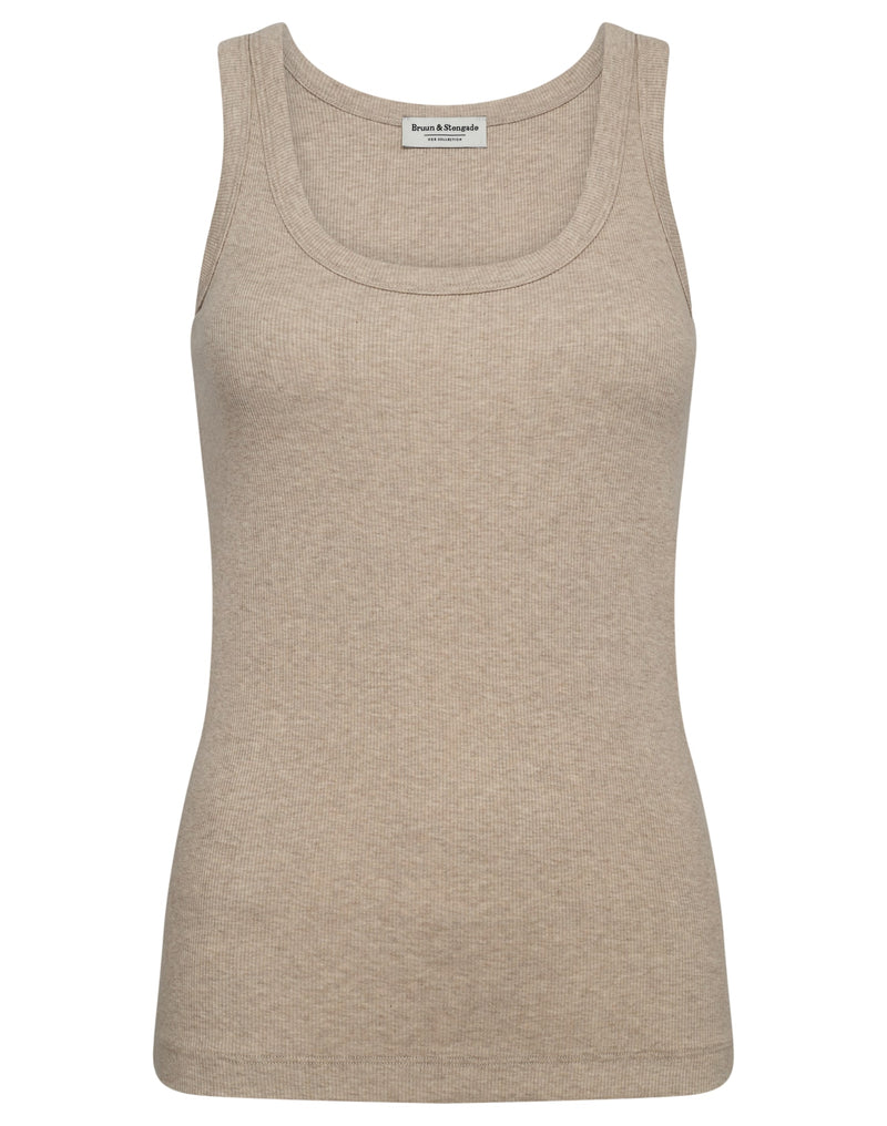 BS Charlotte Regular Fit Top - Sand