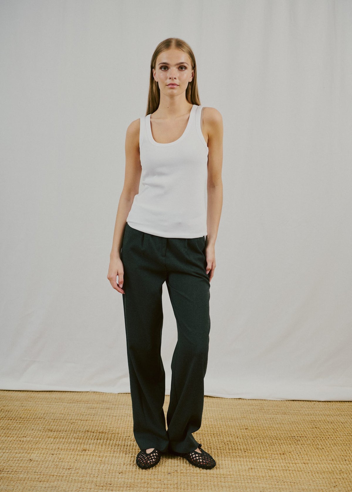 BS Charlotte Regular Fit Top - White