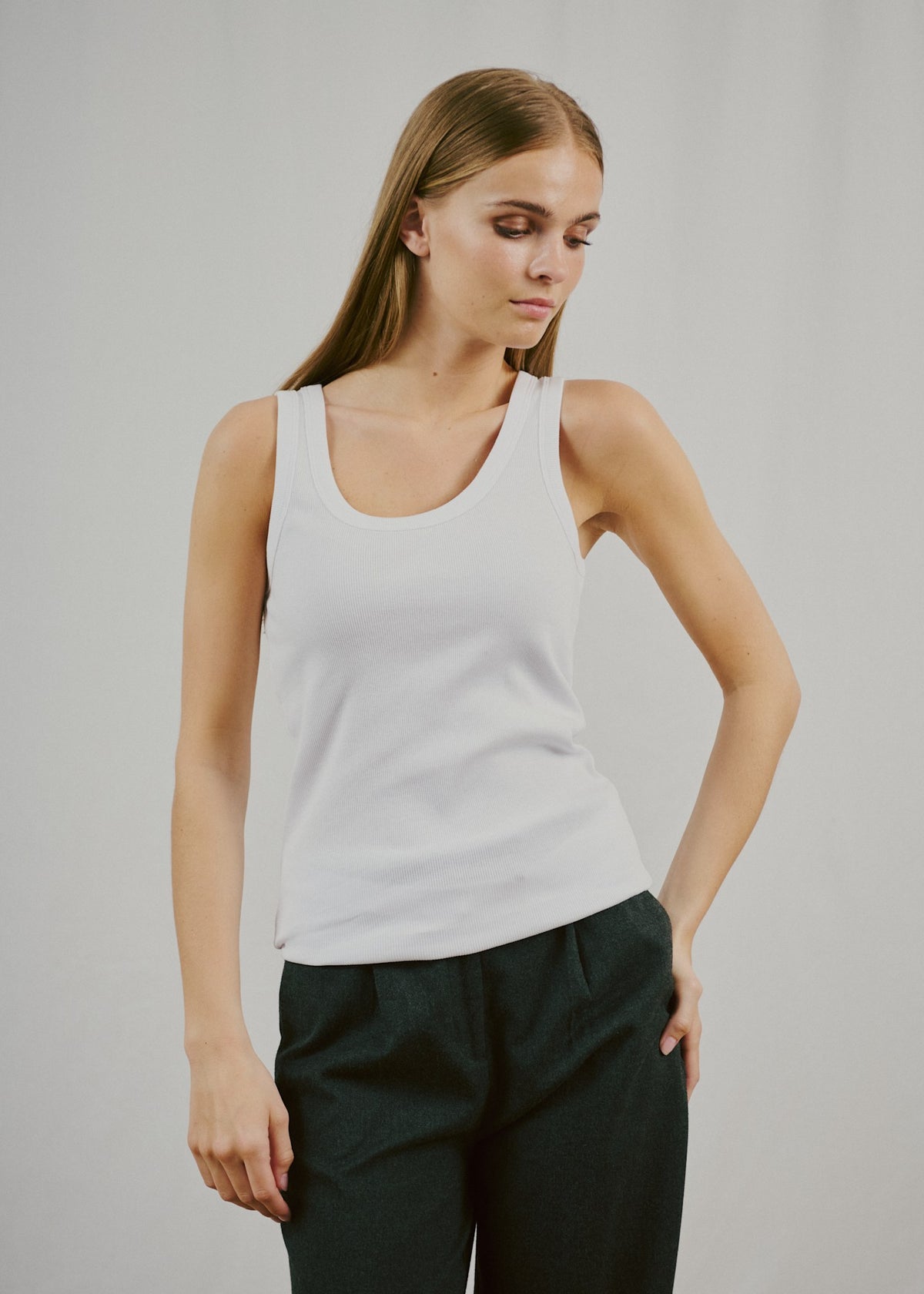 BS Charlotte Regular Fit Top - White