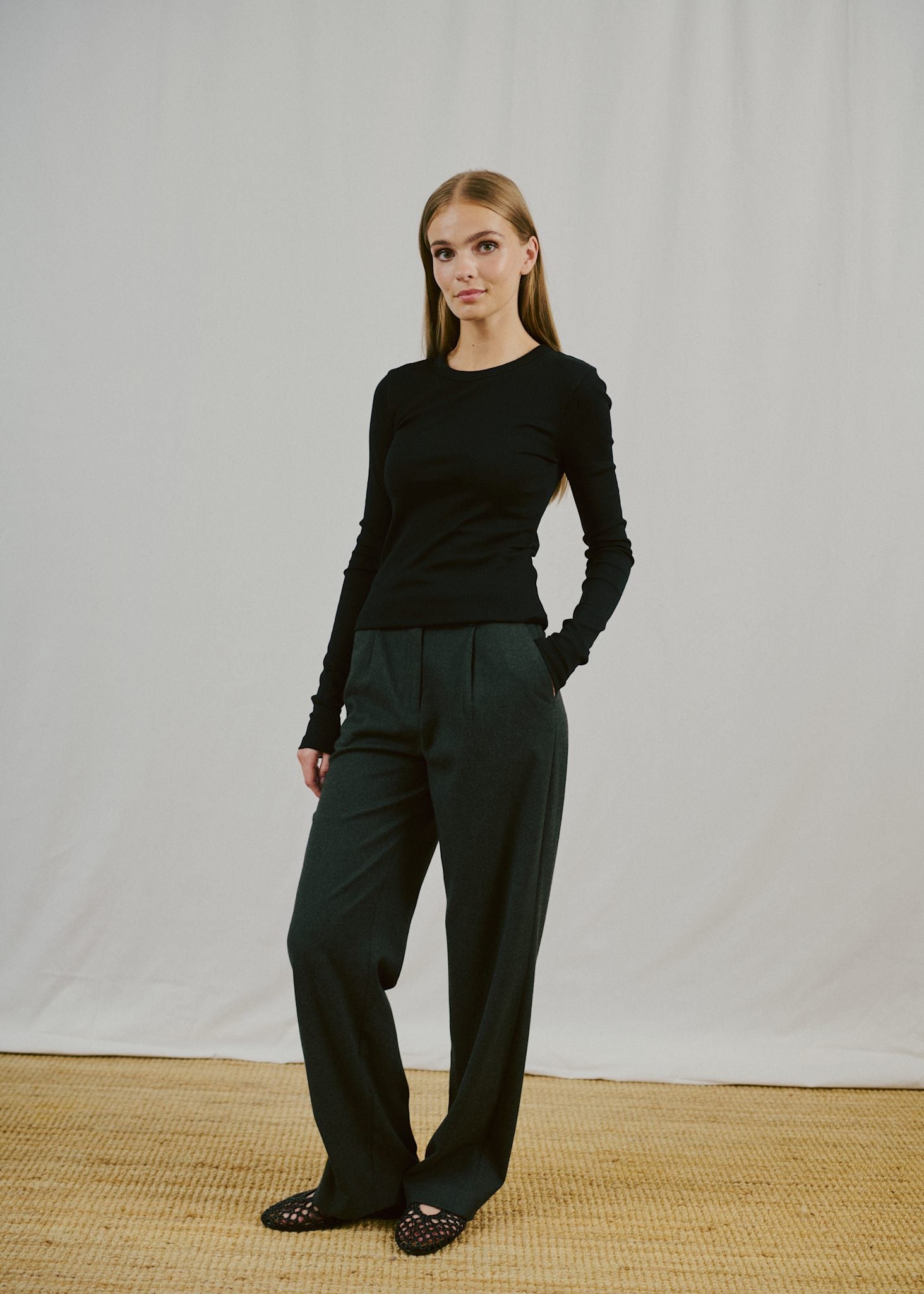 BS Margrethe Regular Fit Top - Black