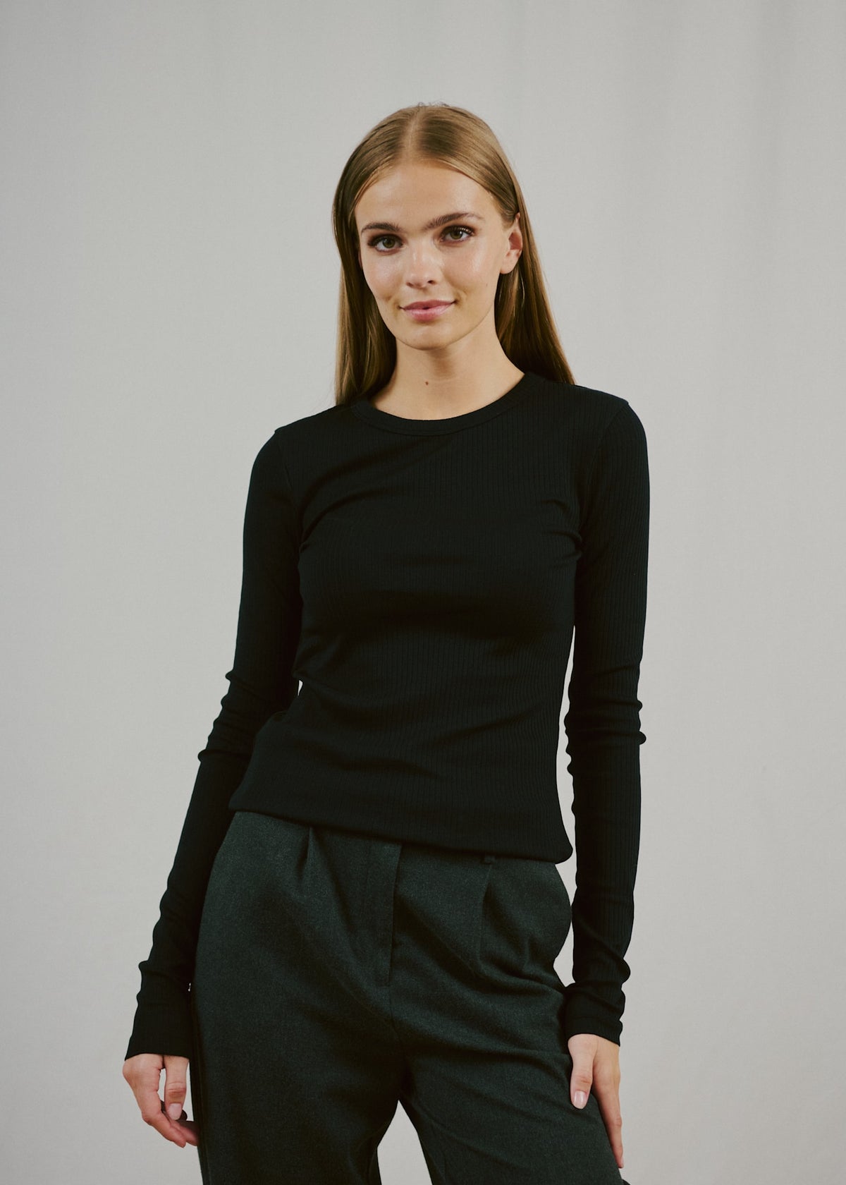BS Margrethe Regular Fit Top - Black