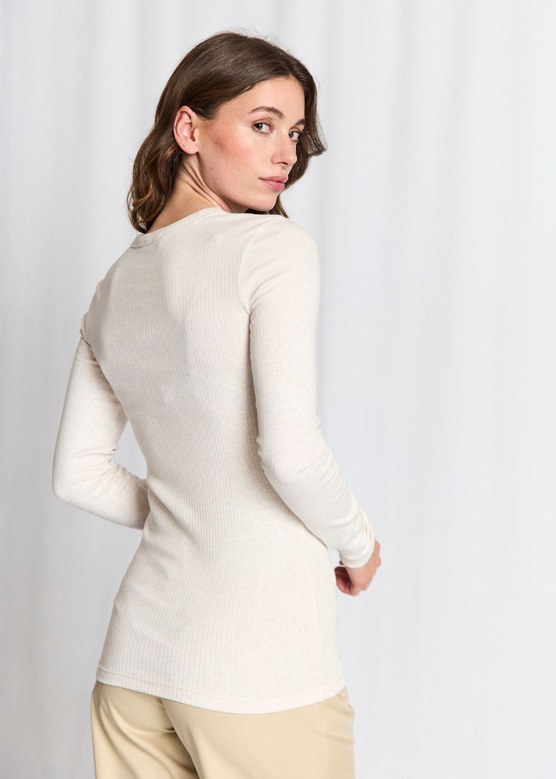 BS Margrethe Regular Fit Top - Off White