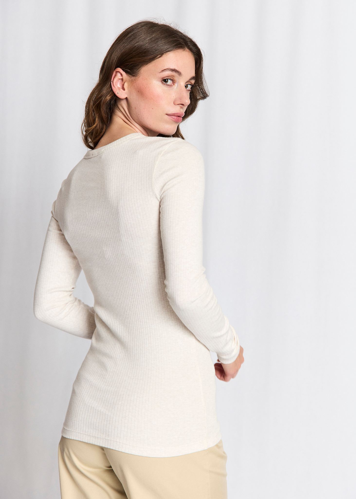 BS Margrethe Regular Fit Top - Off White