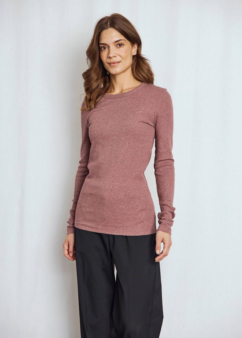 BS Margrethe Regular Fit Top - Plum