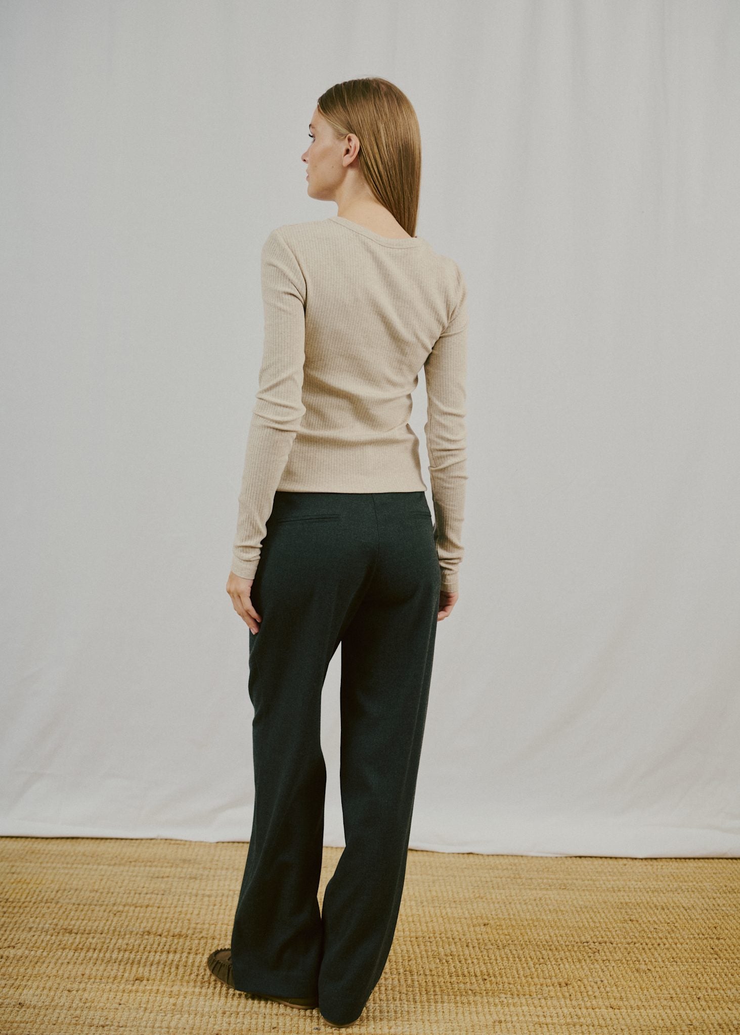 BS Margrethe Regular Fit Top - Sand