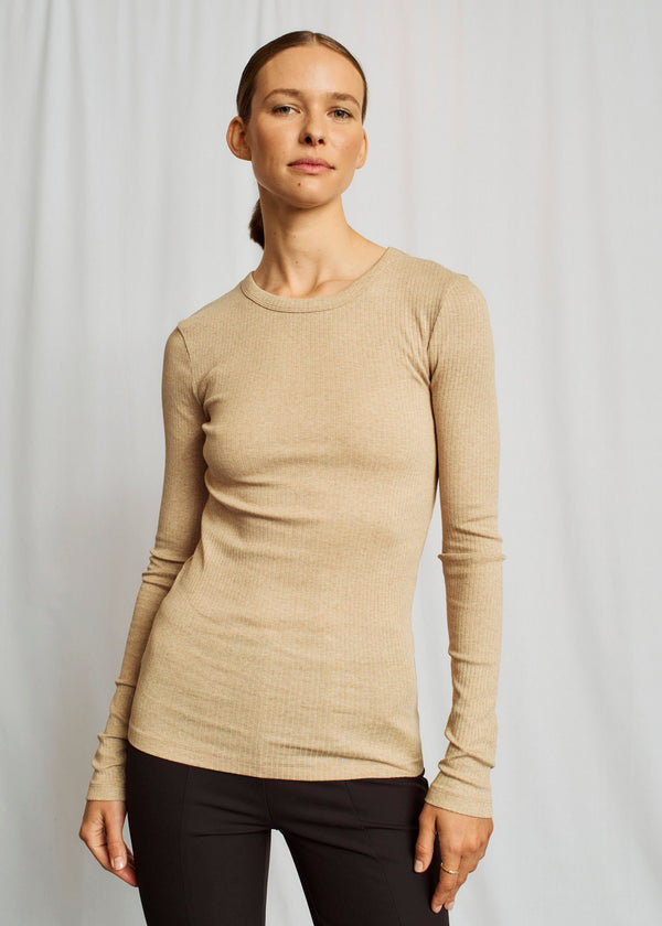 BS Margrethe Regular Fit Top - Sand