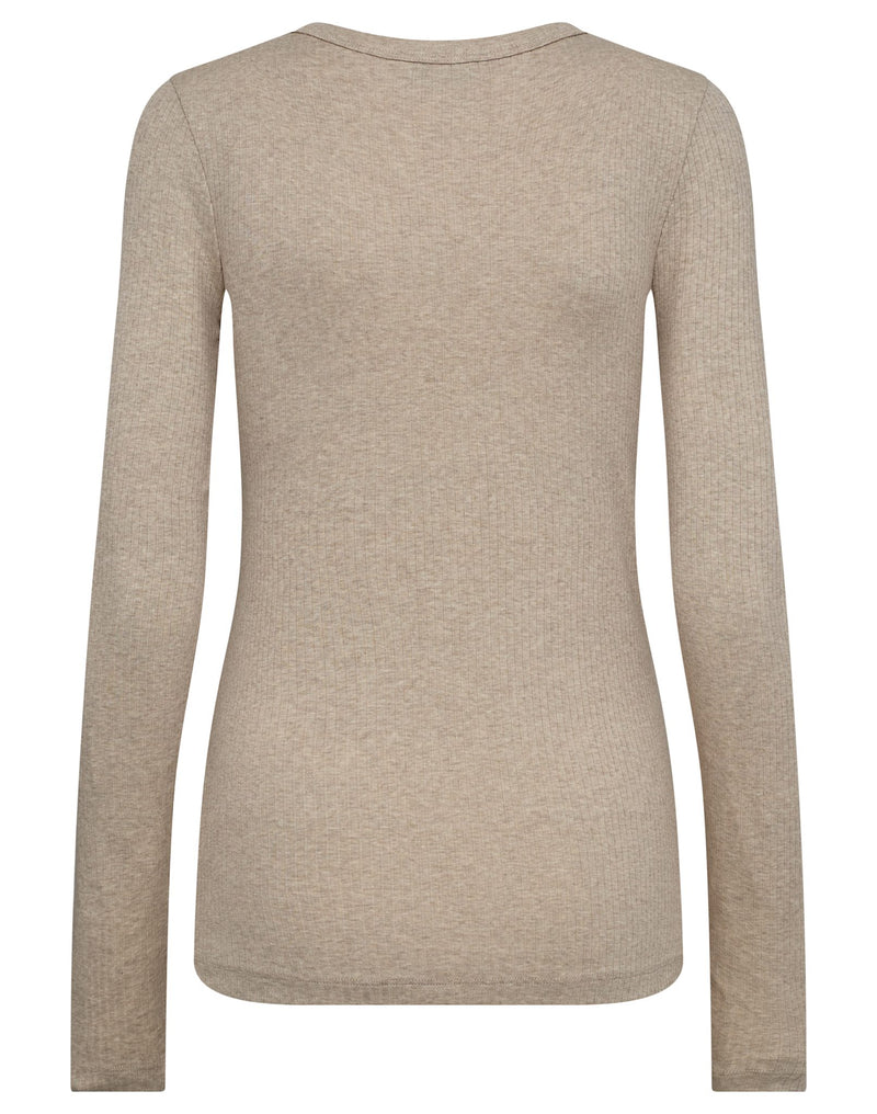 BS Margrethe Regular Fit Top - Sand