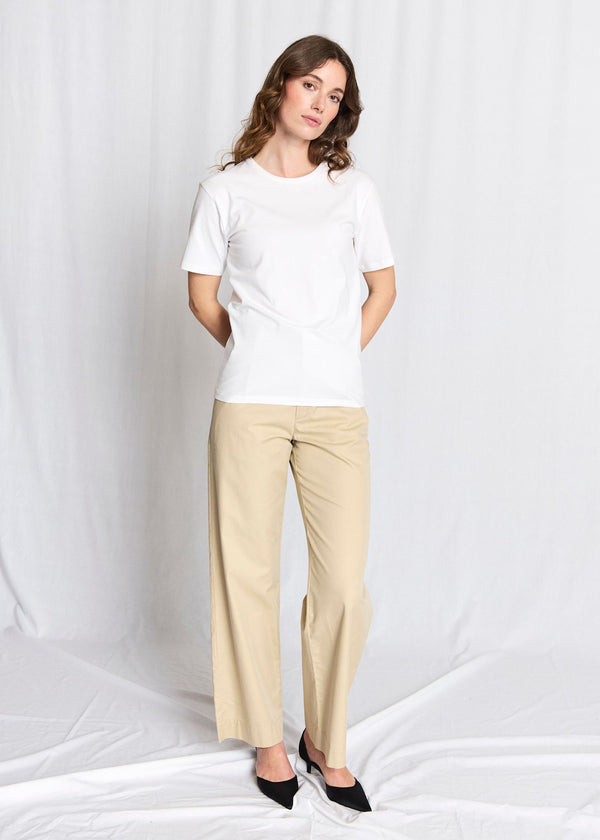 BS Abelone Slim Fit T-Shirt - White