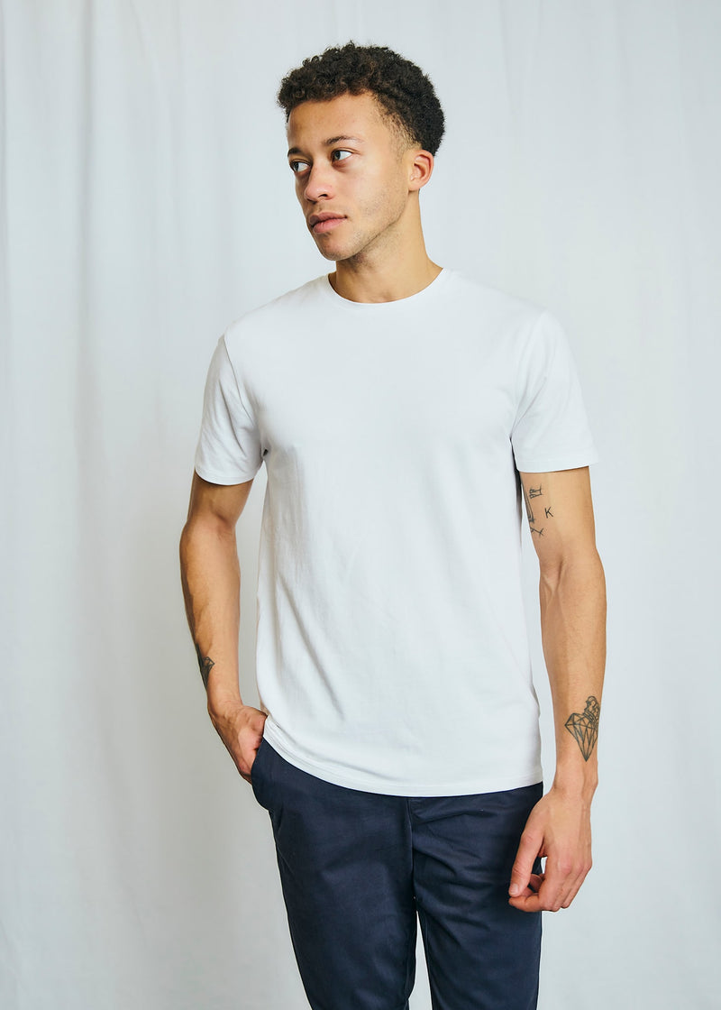 BS Antiqua Regular Fit T-Shirt - White