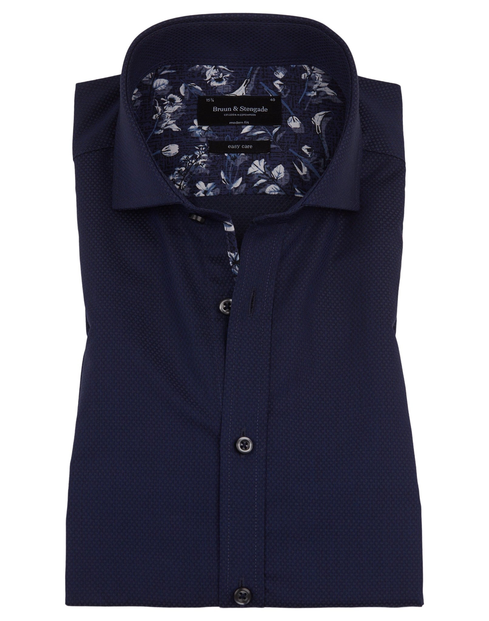 BS Alderweireld Modern Fit Skjorte - Navy