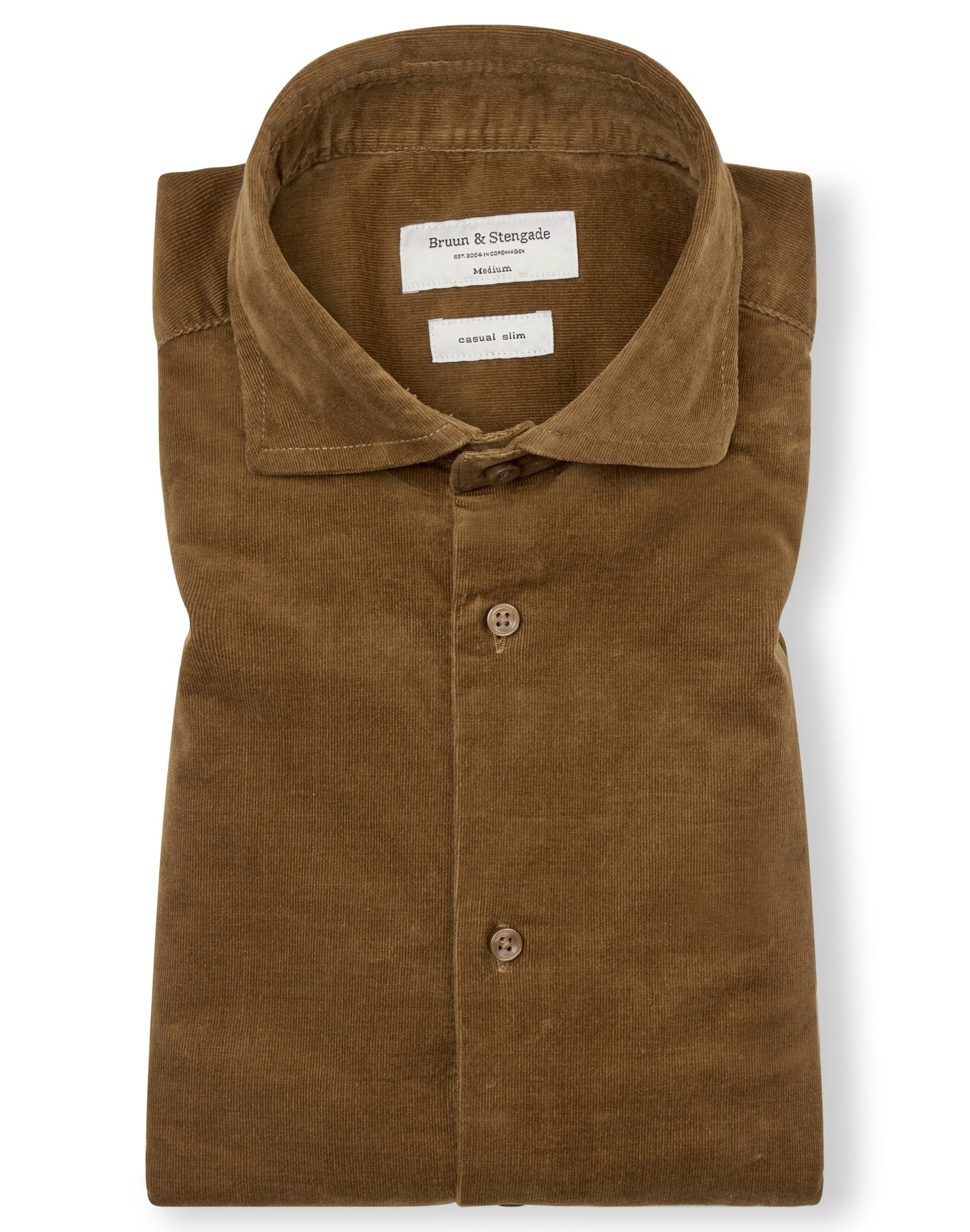 BS Assan Casual Slim Fit Skjorte - Ochre