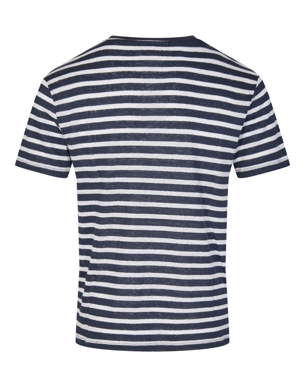 BS Cannoli Regular Fit T-Shirt - Navy/White