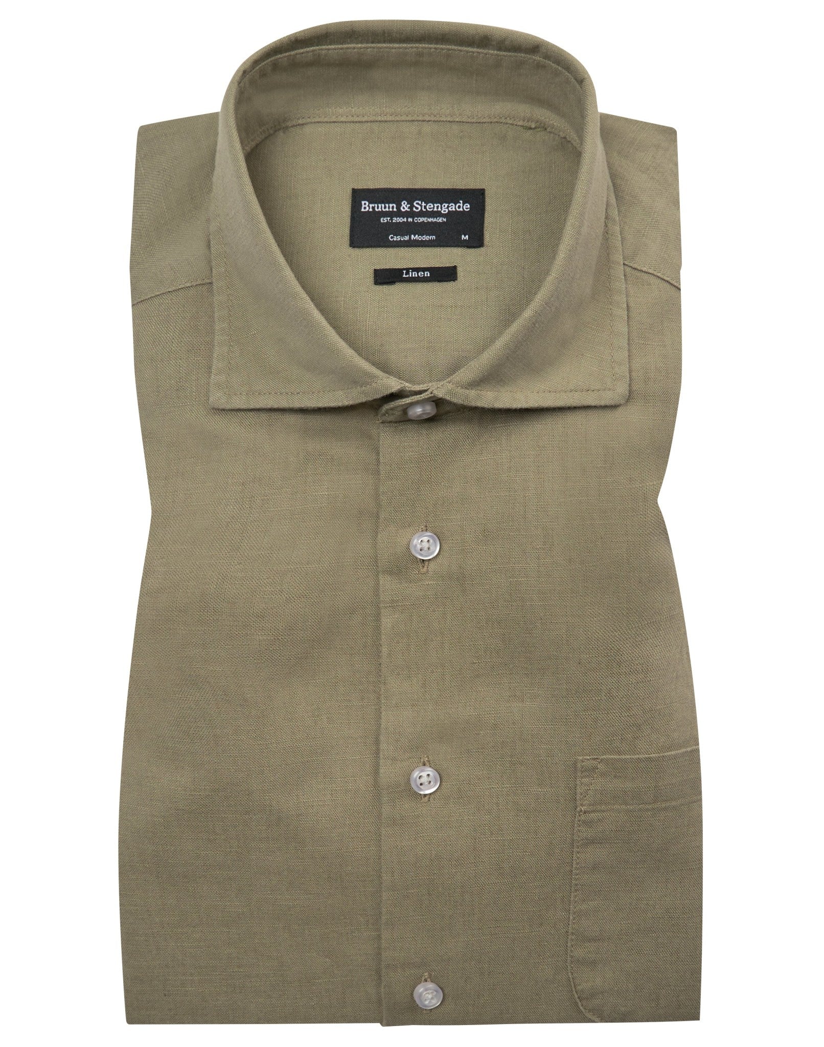 BS Daniel Casual Modern Fit Skjorte - Army