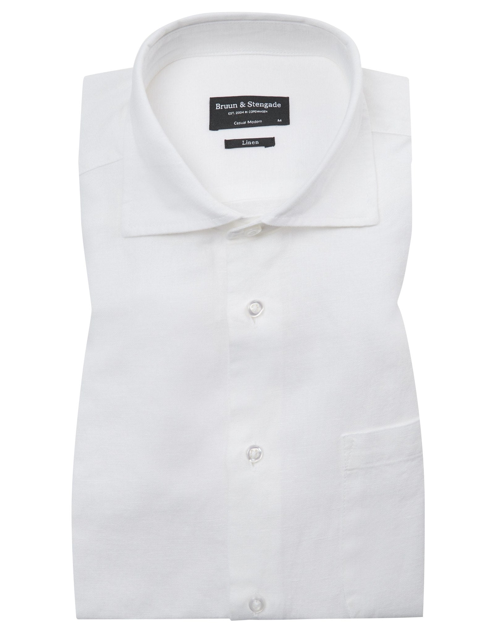 BS Daniel Casual Modern Fit Skjorte - White