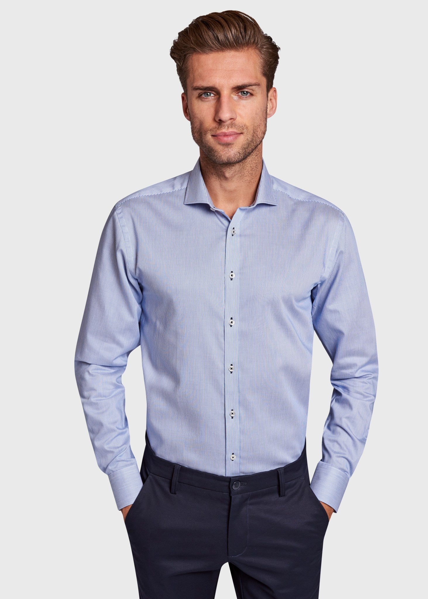 BS Gary Slim Fit Shirt - Blue