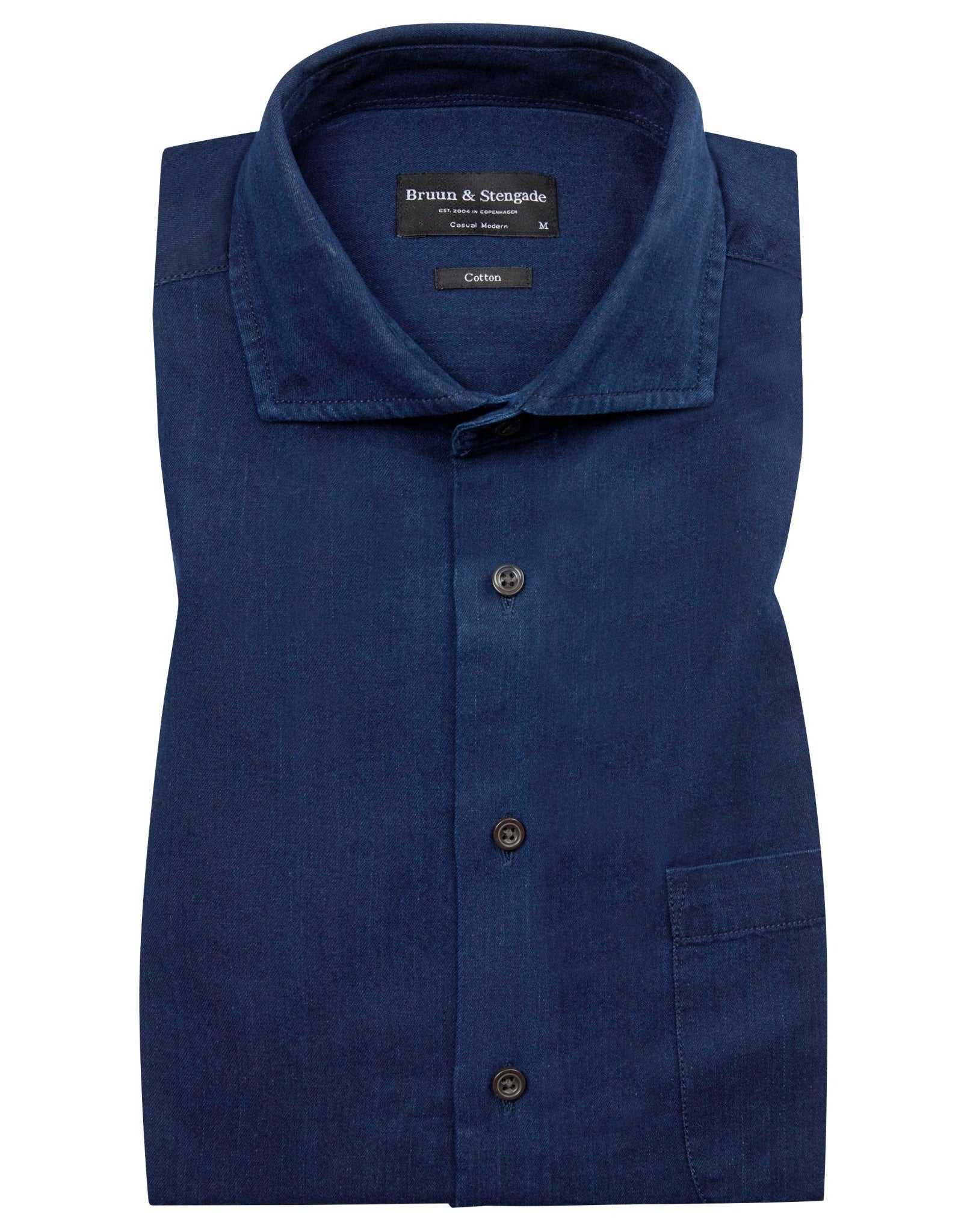 BS Lando Casual Modern Fit Skjorte - Dark indigo