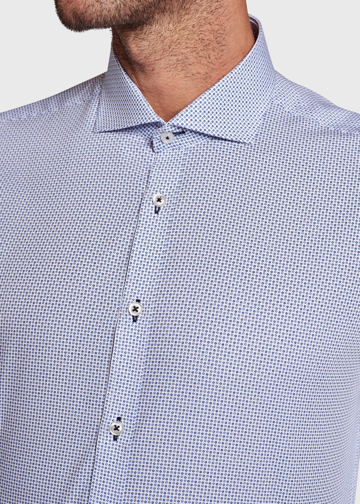 BS Mina Modern Fit Shirt - Blue