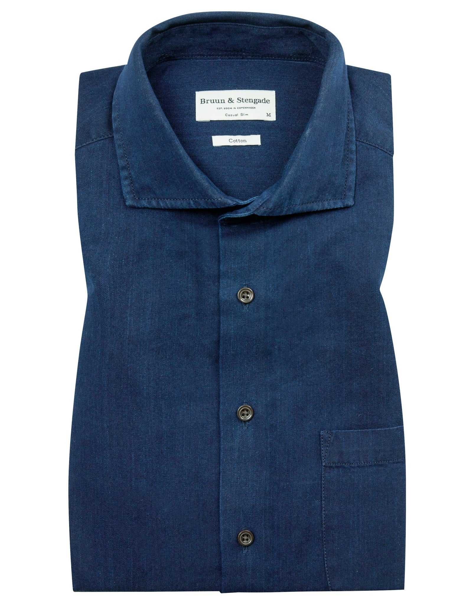 BS Norris Casual Slim Fit Skjorte - Dark indigo