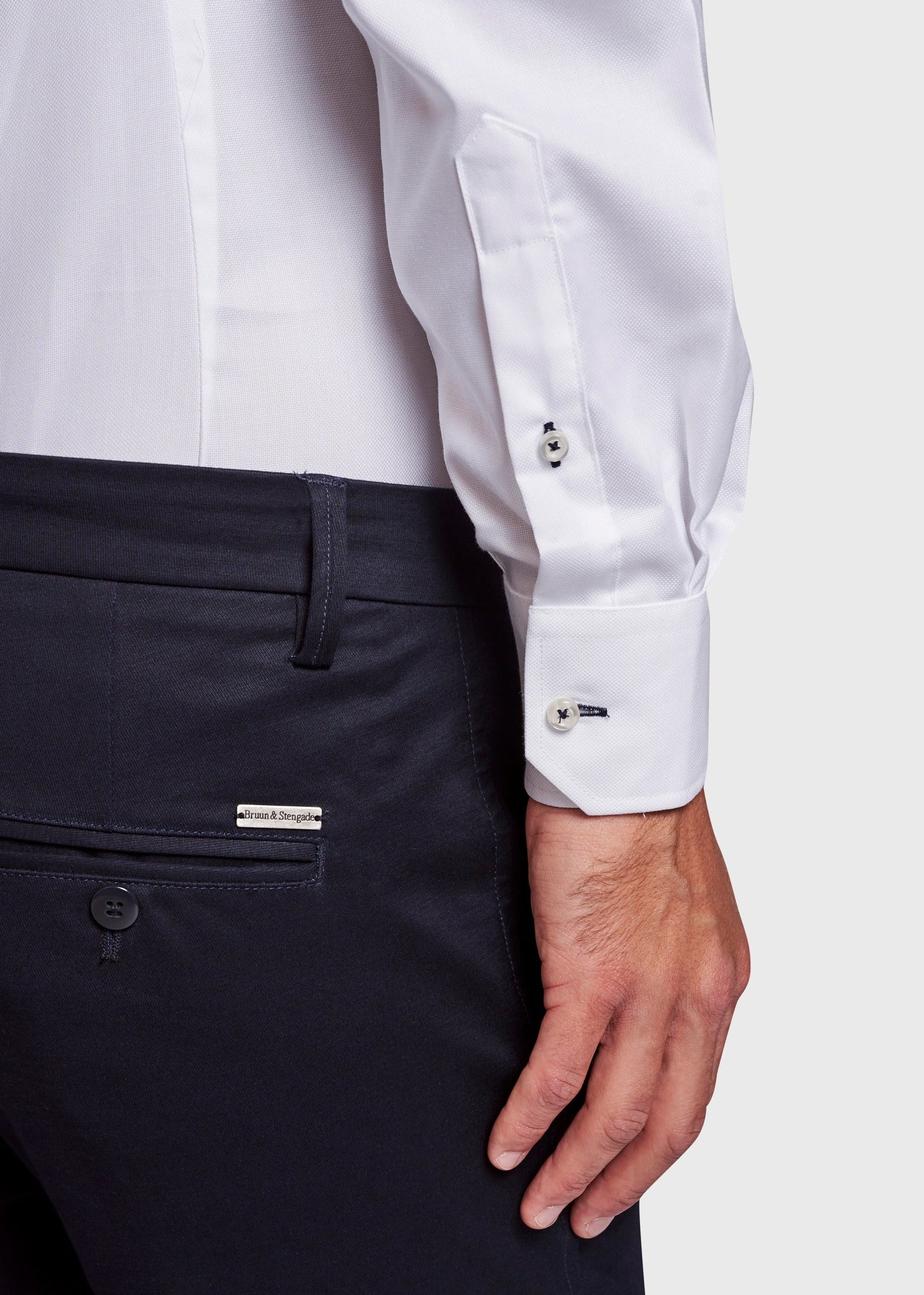BS Ricci Modern Fit Shirt - White