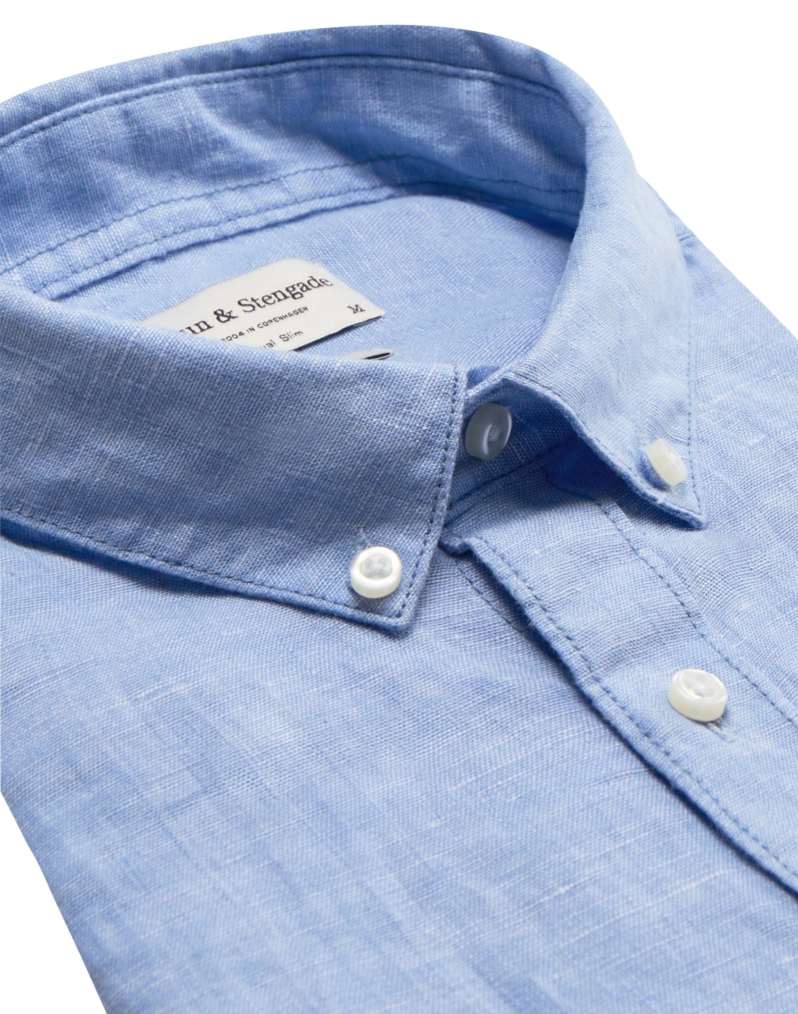 BS Sainz Casual Slim Fit Skjorte - Light Blue