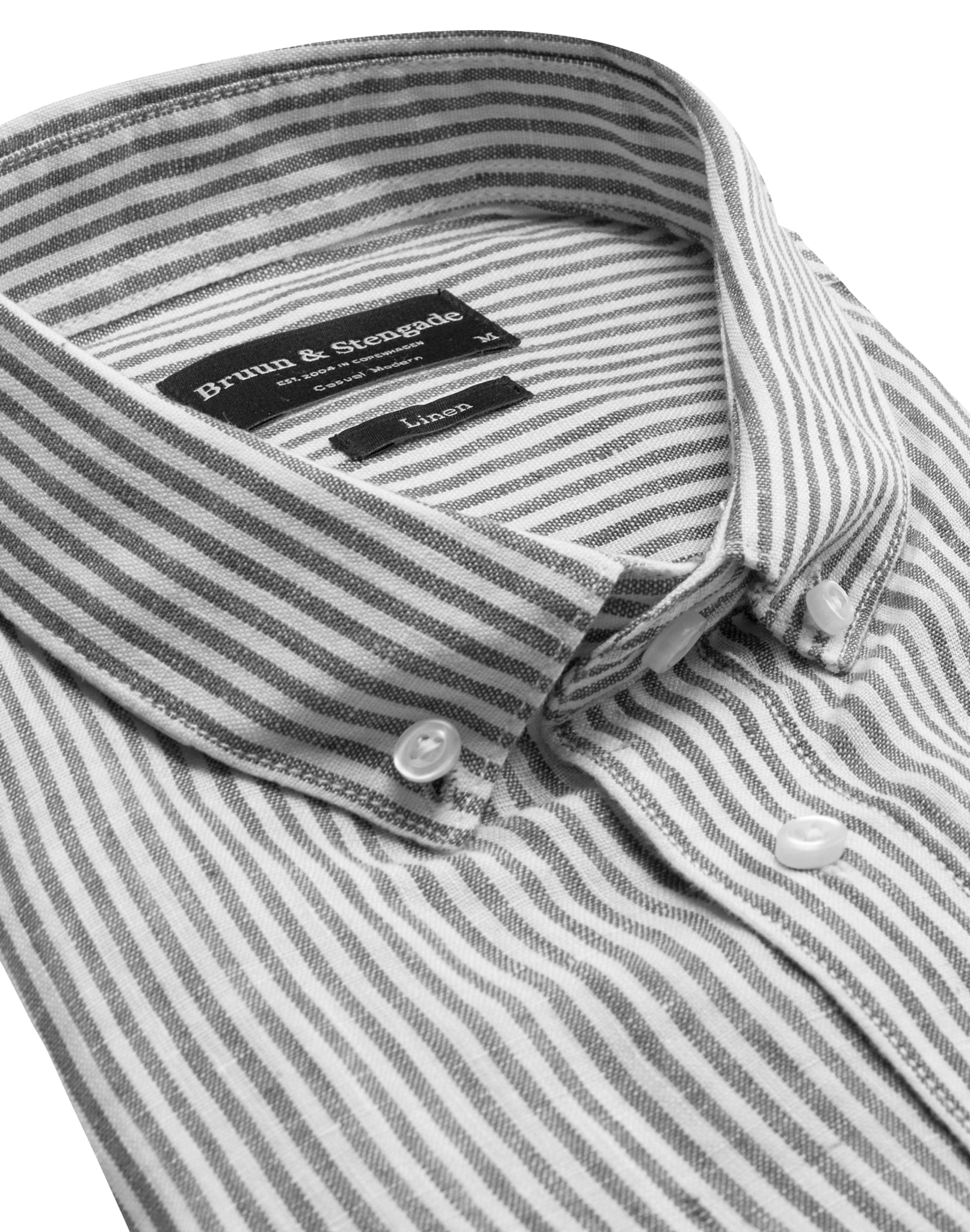 BS Valtteri Casual Modern Fit Skjorte - Army/White