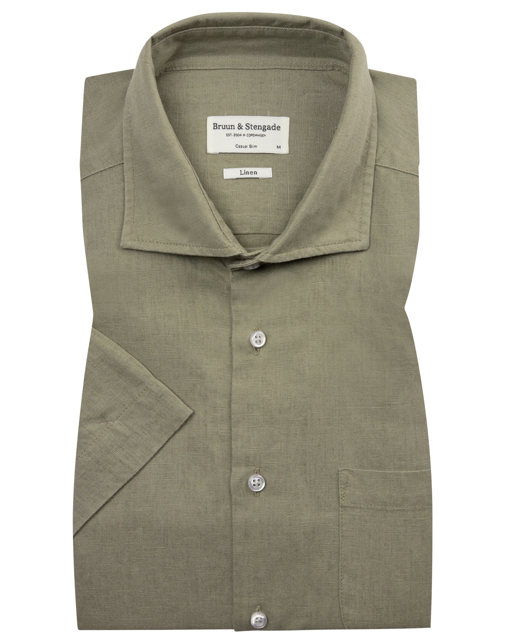 BS Verstappen Casual Slim Fit Skjorte - Army