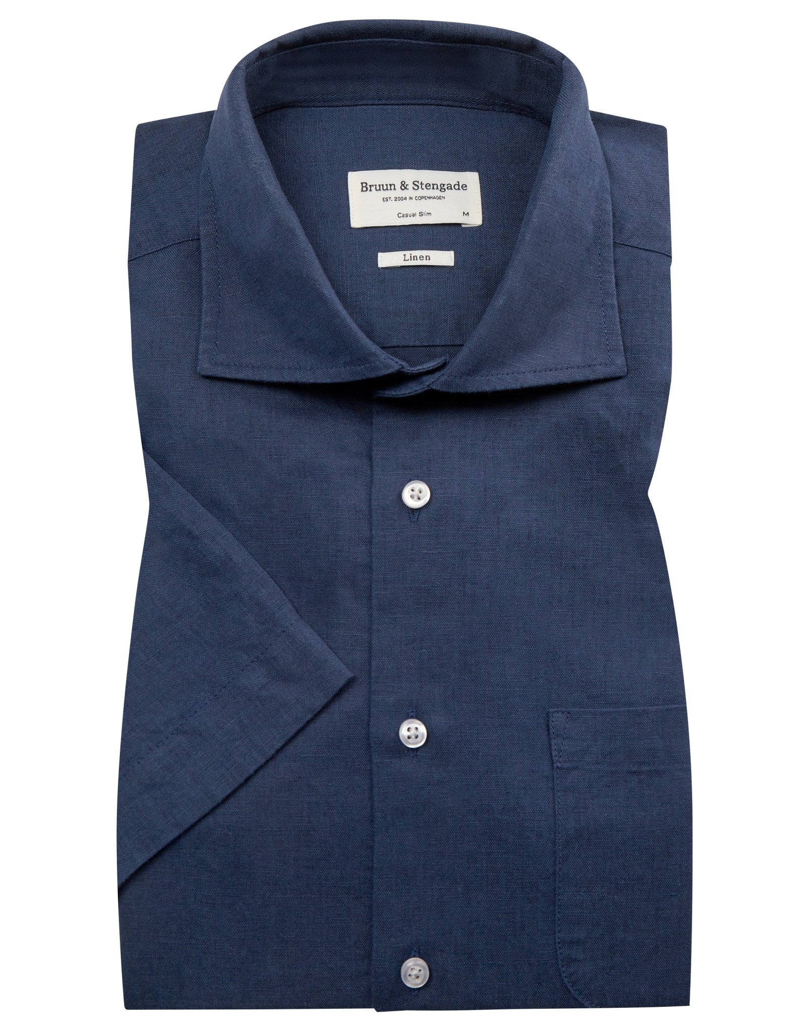 BS Verstappen Casual Slim Fit Skjorte - Navy