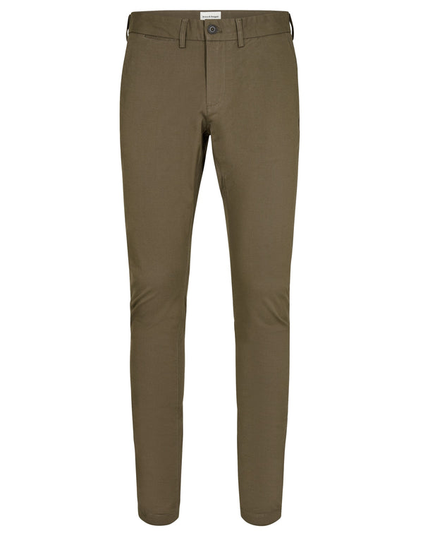 BS Anton slim fit chinos - Army