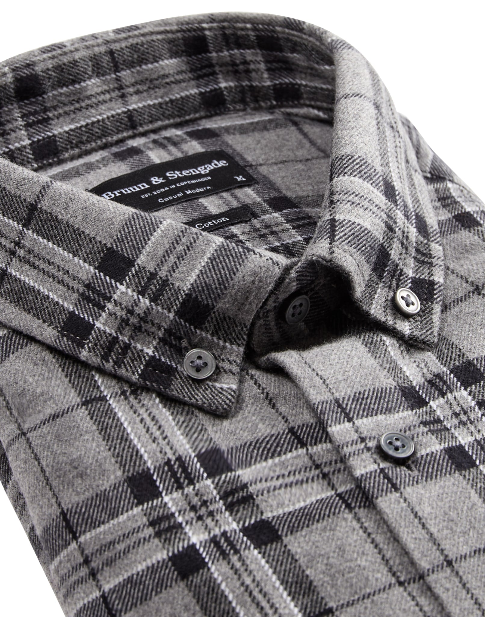 BS Bergen casual modern fit Skjorte - Grey