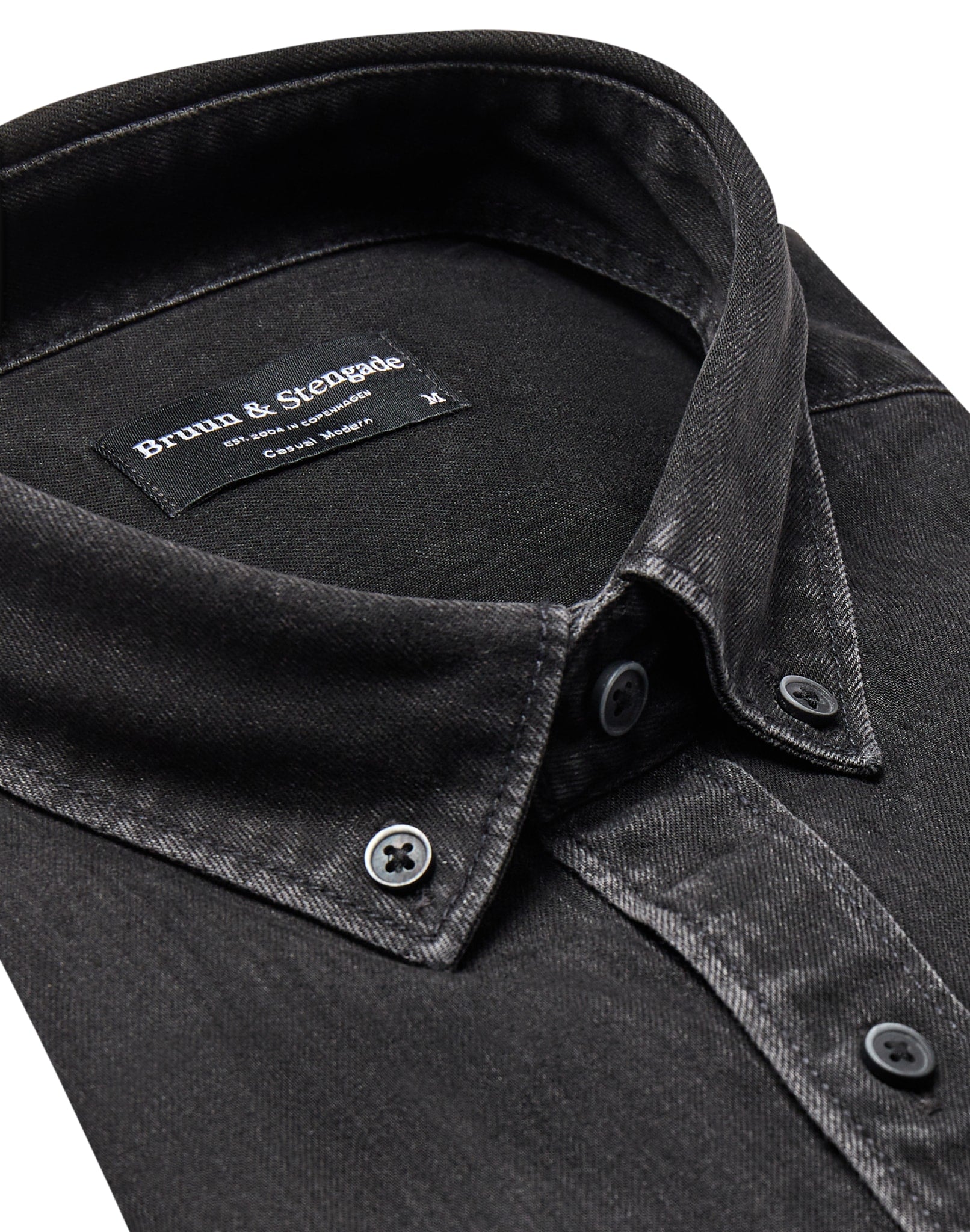 BS Sola casual modern fit Skjorte - Black