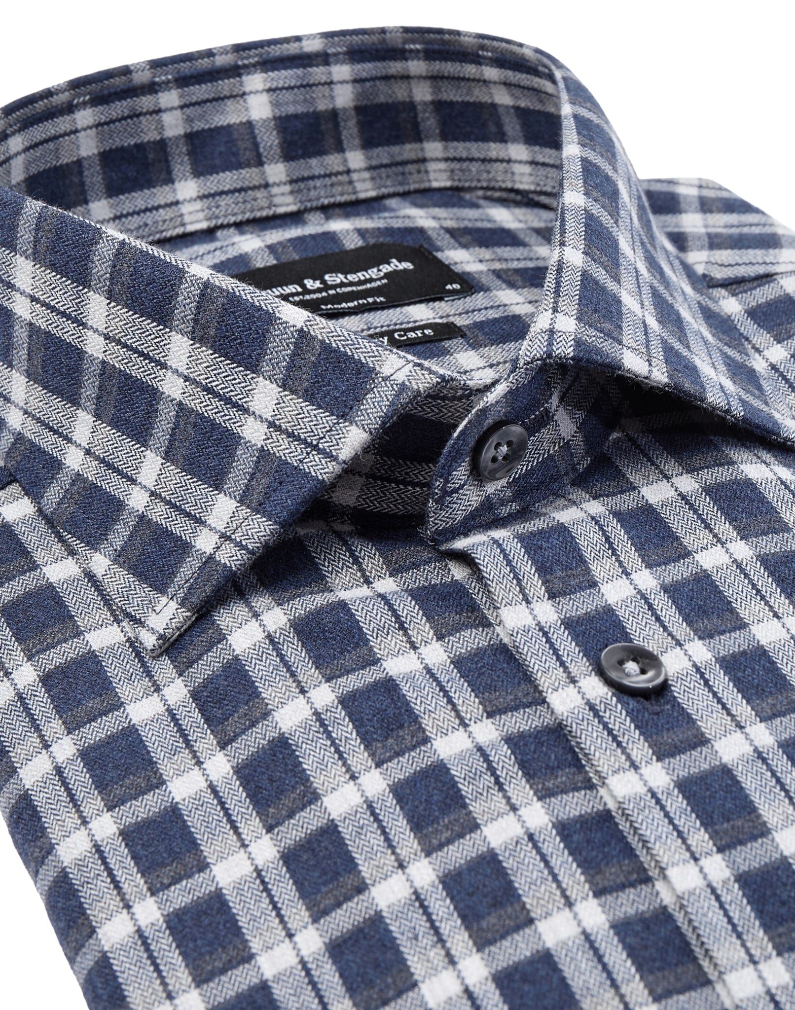 BS Emerson modern fit Skjorte - Blue
