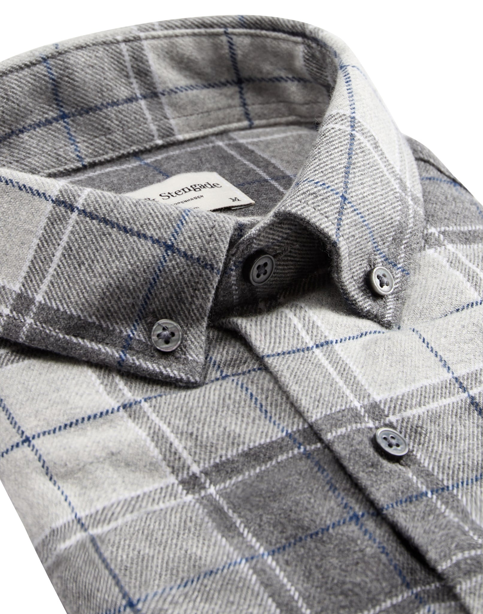 BS Fauske casual slim fit Skjorte - Light Grey
