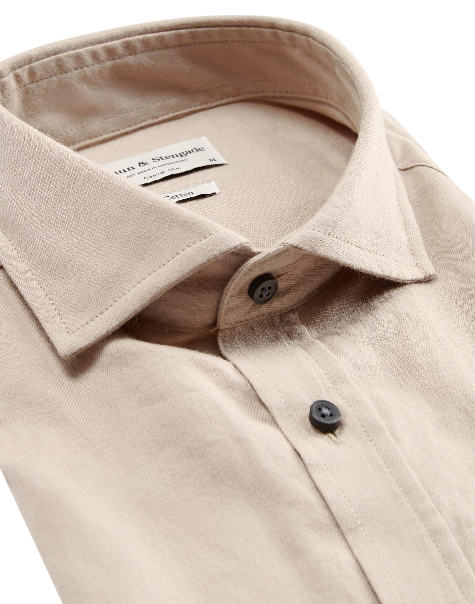 BS Halden casual slim fit Skjorte - Sand