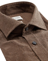 BS Halden casual slim fit shirt - Brown