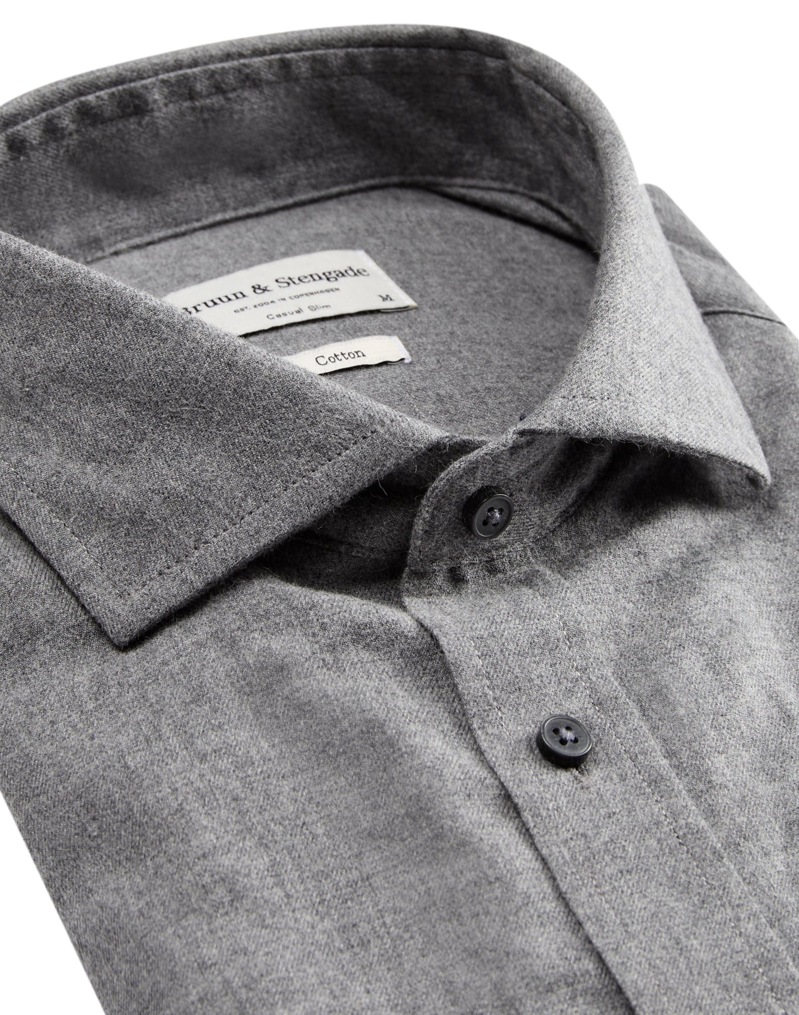 BS Halden casual slim fit Skjorte - Grey