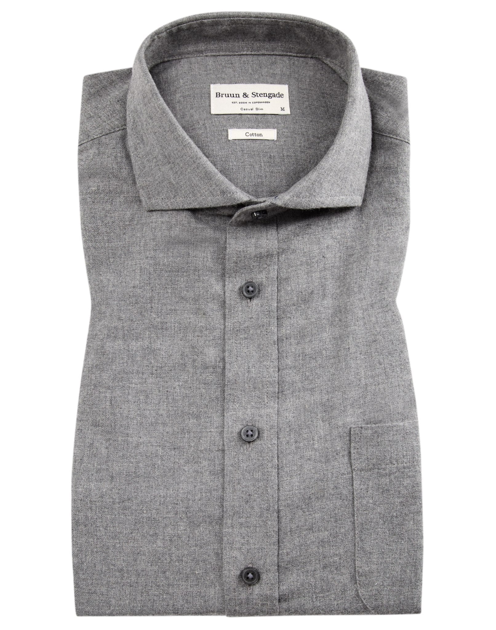 BS Halden casual slim fit Skjorte - Grey
