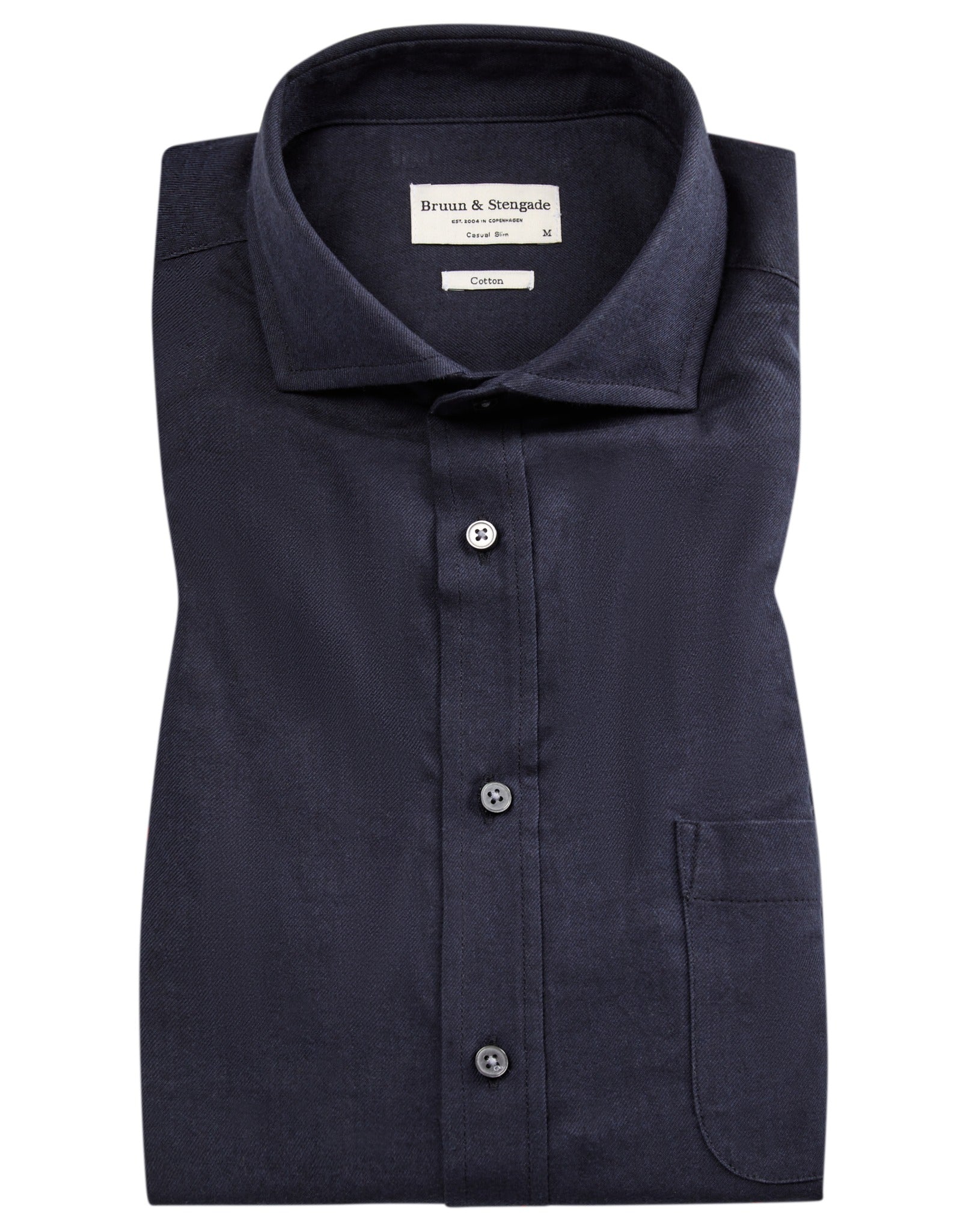 BS Halden casual slim fit Skjorte - Navy