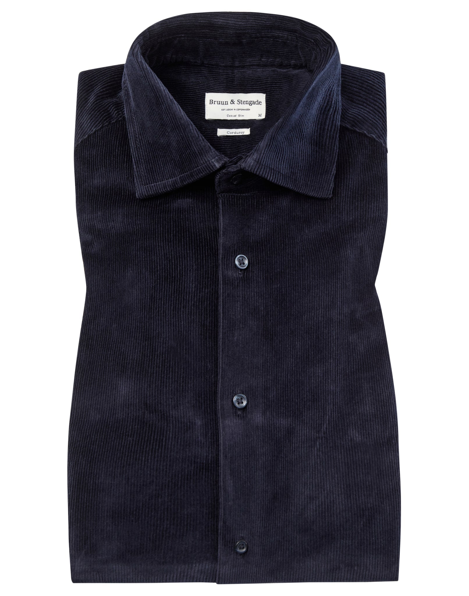 BS Kongsberg casual slim fit Skjorte - Navy