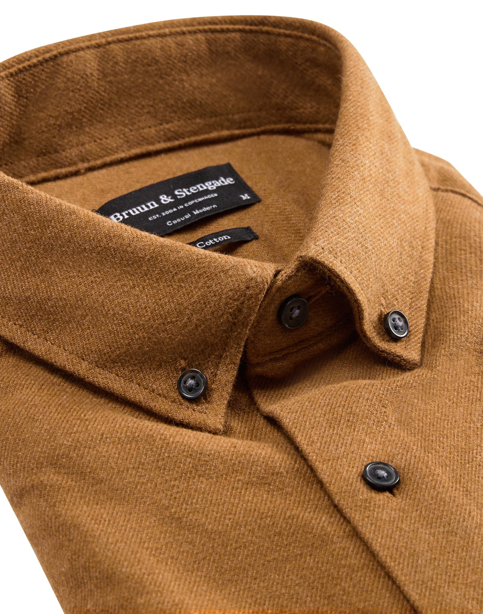 BS Oslo casual modern fit Skjorte - Camel